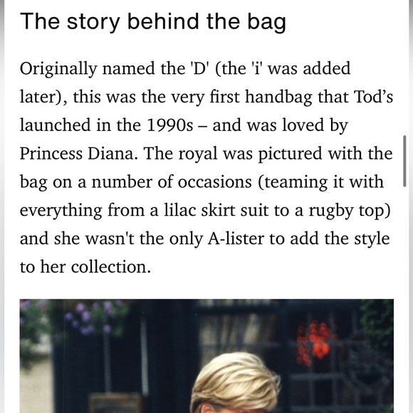 Tod’s suede large tan D tote bag. Princess Diana’s signature bag - Picture 11 of 16